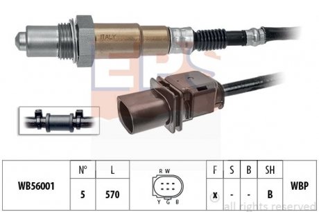 VW Лямбда-зонд Passat 1.4TSI EcoFuel 09- EPS 1.998.440