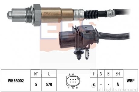 Купити JEEP Лямбда-зонд GRAND CHEROKEE IV (WK, WK2) 3.0 CRD V6 4x4 11-, WRANGLER III (JK) 2.8 CRD 07- Jeep Wrangler, Grand Cherokee EPS 1.998.474 (фото1) підбір по VIN коду, ціна 3448 грн.