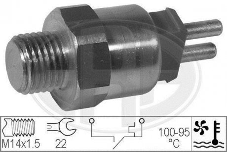 Купити Датчик вмикання вентилятора Mercedes W124, S124, C124, C207, C238, G-Class, V-Class, W220 ERA 330190 (фото1) підбір по VIN коду, ціна 791 грн.