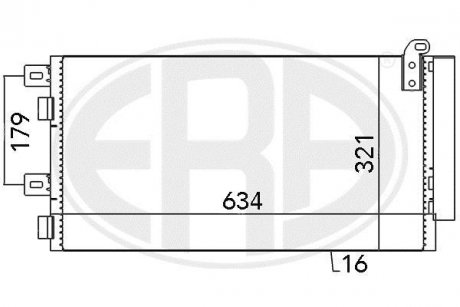 Купити Радіатор Mini Cooper ERA 667051 (фото1) підбір по VIN коду, ціна 3798 грн.