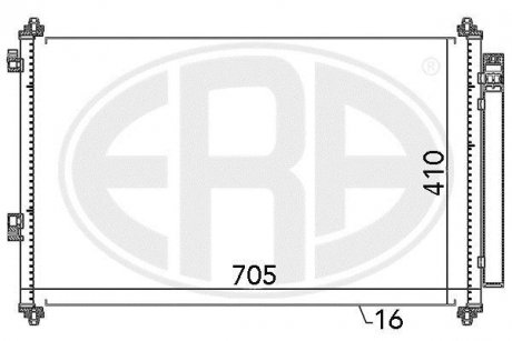 Радіатор Toyota Rav-4 ERA 667057