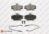 Купить Колодки тормозные Renault 19, 21, Espace, Clio, Dacia Logan, Renault Megane, Twingo, Logan, Sandero EUROREPAR 1617250880 (фото1) подбор по VIN коду, цена 586 грн.