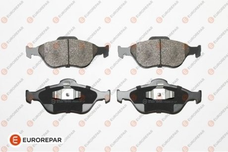 Купити КОЛОДКИ ГАЛЬМІВНІ Ford Fiesta, Fusion, Mazda 2, Ford KA EUROREPAR 1617256180 (фото1) підбір по VIN коду, ціна 903 грн.