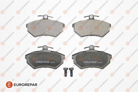 Купити КОЛОДКИ ГАЛЬМІВНІ Audi 80, Volkswagen Golf, Passat, Corrado, Vento, Seat Toledo, Cordoba, Volkswagen Caddy, Seat Ibiza, Chery Amulet EUROREPAR 1617259680 (фото1) підбір по VIN коду, ціна 674 грн.