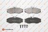 Купить Тормозные колодки перед. FORD Maverick 2,4/2,7 93-98 NISSAN 1,6-3,0: Terrano II, Serena Nissan Terrano EUROREPAR 1617265480 (фото1) подбор по VIN коду, цена 911 грн.