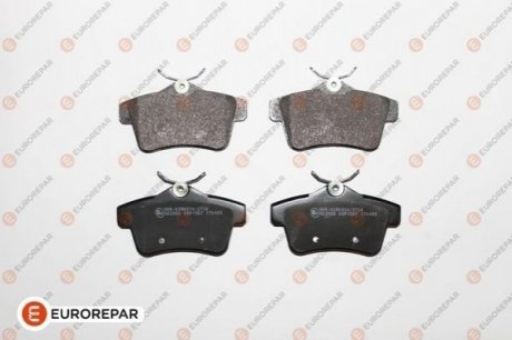 Задние тормозные колодки CITROEN C4 II, DS4, DS5 PEUGEOT 3008, 308 CC, 308 I, 5008, 508 I, 508 SW I, RCZ 1.2-2.0DH 06.09- EUROREPAR 1617272680