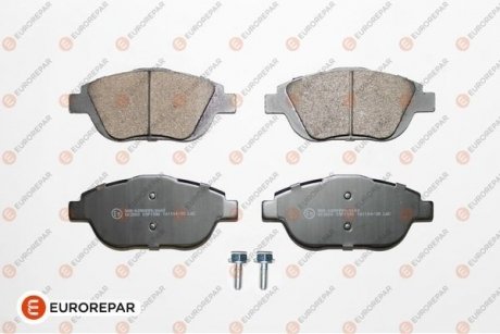 Купити Колодки гальмівні 4 шт Citroen C3, DS3, Peugeot 2008, Citroen C4, Opel Crossland X EUROREPAR 1617275680 (фото1) підбір по VIN коду, ціна 1587 грн.