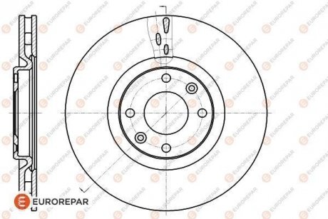 8708309198 Диск гальмівний EUROREPAR 1618864980