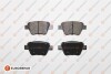 Купити КОЛОДКИ ГАЛЬМІВНІ Seat Leon, Volkswagen Touran, Caddy, Golf, Skoda Octavia, Volkswagen Jetta, Skoda Superb, Yeti, Audi A3, Volkswagen Scirocco, Seat Altea EUROREPAR 1619791980 (фото1) підбір по VIN коду, ціна 1366 грн.