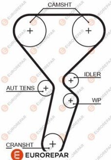РЕМІНЬ ГРМ EUROREPAR 1633132180