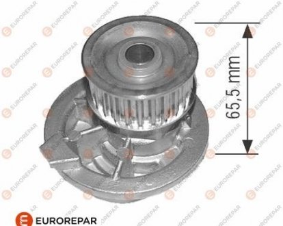 Помпа системи охолодження EUROREPAR 1635177380