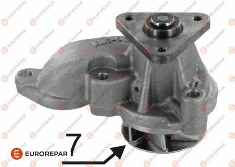 Купити Помпа водяна Hyundai IX20, I30, KIA Soul, Hyundai I20, KIA Pro Ceed, Ceed, Sportage, Carens, Hyundai IX35, I40, KIA Rio EUROREPAR 1635180780 (фото1) підбір по VIN коду, ціна 1817 грн.