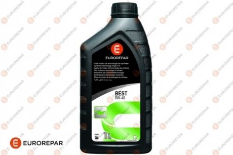 Олива моторна BEST 5W40, 1 л EUROREPAR 1635764080