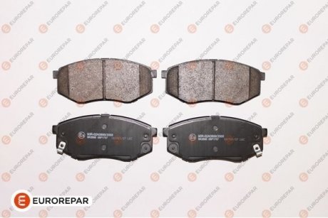 Купить Колодки тормозные передние Hyundai IX20, Sonata, KIA Soul EUROREPAR 1639372880 (фото1) подбор по VIN коду, цена 1323 грн.