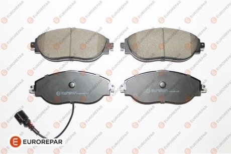 Купить Колодки тормозные передние Volkswagen Passat, Sharan, CC, Skoda Superb, Volkswagen Golf, Audi A3, Skoda Octavia, Seat Leon, Volkswagen Tiguan, Skoda Kodiaq EUROREPAR 1639373480 (фото1) подбор по VIN коду, цена 1376 грн.