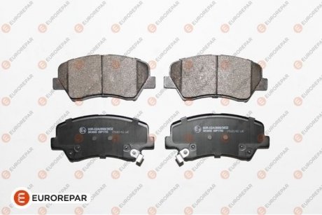 Купить Комплект тормозных колодок Hyundai I30, Veloster, KIA Ceed, Hyundai Elantra, KIA Cerato, Pro Ceed EUROREPAR 1675991380 (фото1) подбор по VIN коду, цена 1107 грн.