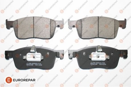 Купить Колодки тормозные передние Комплект Citroen Jumpy EUROREPAR 1675991780 (фото1) подбор по VIN коду, цена 3002 грн.