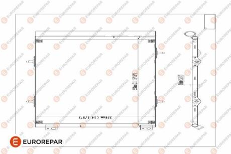 8418991000 РАДІАТОР КОНДИЦІОНЕРА EUROREPAR e163371