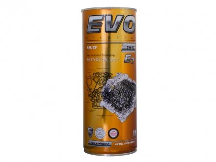 Моторне масло E7 5W-40 (1 л) EVO evoe75w401l