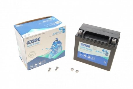 Купить Стартерная батарея (аккумулятор) EXIDE agm12-10 (фото1) подбор по VIN коду, цена 2330 грн.