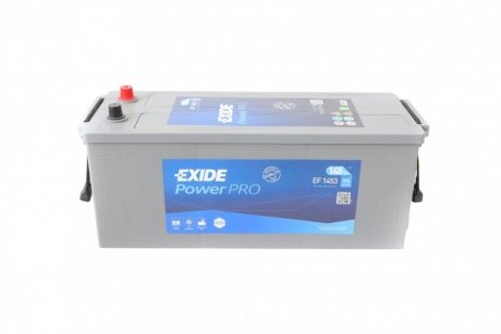 Купить Аккумуляторная батарея 145Ah/900A (513x189x223/+L/B00/B0) PowerPro EXIDE ef1453 (фото1) подбор по VIN коду, цена 7919 грн.