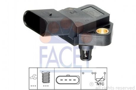 Датчик температури повітря Seat Ibiza, Skoda Roomster, Volkswagen Polo, Skoda Fabia FACET 10.4040