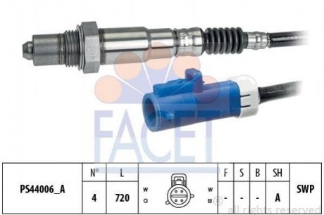 Лямбда-зонд Ford Connect 1.6 EcoBoost 13-> Ford C-Max, Galaxy, Mondeo, Volvo V60, V70, XC60, S80, Ford S-Max, Focus, Volvo S60, S40 FACET 10.8297
