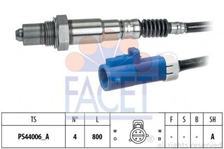 Купити Лямбда-зонд Ford Galaxy, Focus, Connect, Transit, C-Max, Fiesta FACET 10.8299 (фото1) підбір по VIN коду, ціна 1987 грн.