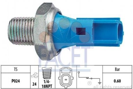 Датчик давления масла Ford Transit 2.4 DI/TDE 00-> Ford Transit FACET 7.0147