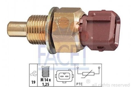 Датчик температуры BERLINGO/ PARTNER 1.1-3.0 93- Peugeot 306, Citroen Berlingo, Peugeot 406, Partner, Citroen Xsara, Peugeot 206 FACET 7.3321