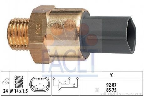 Датчик включения вентилятора BMW 3 (E36) 1.6-1.9i 93-00 BMW E36 FACET 7.5691