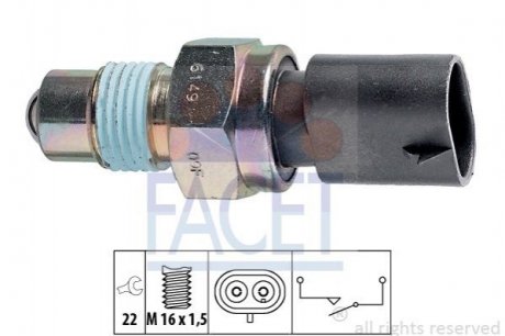 Купить Датчик заднего хода Ford Transit 86-00 Ford Transit, Jeep Cherokee FACET 7.6149 (фото1) подбор по VIN коду, цена 275 грн.