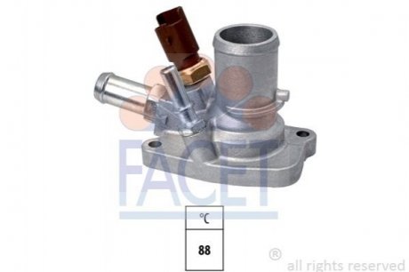 Термостат Fiat 500, Punto, Grande Punto, Lancia Musa, Fiat Panda, Doblo, Alfa Romeo Mito, Opel Combo, Fiat Tipo FACET 7.8672