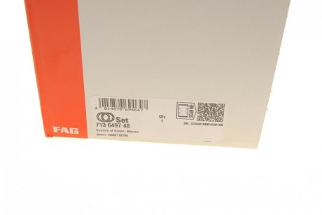 Подшипник ступицы Комплект FAG 713 6497 40