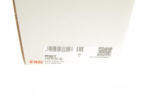 Купити Комплект пильника РШ шарніра Mercedes Vito, V-Class FAG 772 0116 30 (фото1) підбір по VIN коду, ціна 608 грн.