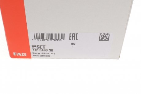 Купить Комплект пыльника РШ шарнира Mercedes Vito FAG 772 0490 30 (фото1) подбор по VIN коду, цена 1044 грн.