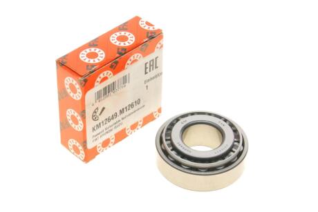 Подшипник КПП роликовый FAG km12649.m12610