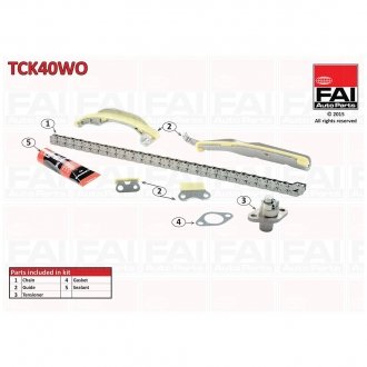 Комплект ланцюга ГРМ FAI tck40wo