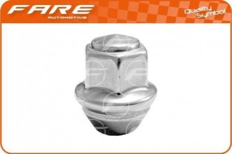 Купити Гайка колеса M12x1, 5mm ключ 19 Ford C-Max, Scorpio, Transit, Fiesta, Escort, Orion, Mondeo, Sierra, KA, Volvo C30, S40 FARE 10213 (фото1) підбір по VIN коду, ціна 239 грн.