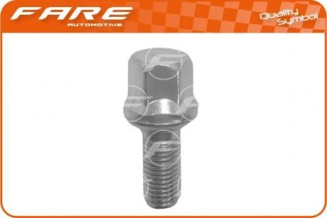 Купити Болт кріплення колеса M12x1,5mm L=46mm Audi 80, Volkswagen Polo, Golf, Jetta, Passat, Scirocco, Corrado, Vento, Seat Ibiza, Toledo, Cordoba FARE 1618 (фото1) підбір по VIN коду, ціна 196 грн.