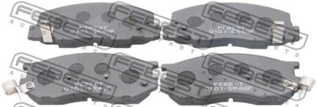 КОЛОДКИ ТОРМОЗНЫЕ ПЕРЕДНИЕ (TOYOTA LUCIDA ESTIMA EMINA PREVIA CXR10CXR20TCR10TCR FEBEST 0101SR40F