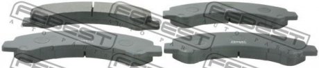ГАЛЬМІВНІ КОЛОДКИ ДИСКОВІ FEBEST 0201-W41F