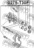 Купити Ремкомплект супорта передн. NISSAN X-TRAIL T30 2000-2006 Nissan Pathfinder, Infiniti QX, Nissan X-Trail, Infiniti Q FEBEST 0275-T30F (фото2) підбір по VIN коду, ціна 582 грн.