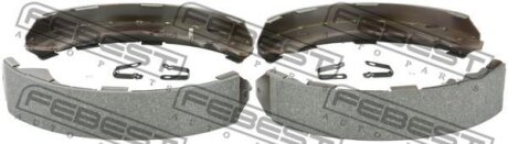 КОЛОДКИ ГАЛЬМІВНІ ЗАДНІ (БАРАБАННІ) КОМПЛЕКТ (MITSUBISHI PAJEROMONTERO SPORT CHA FEBEST 0402-KB4TR