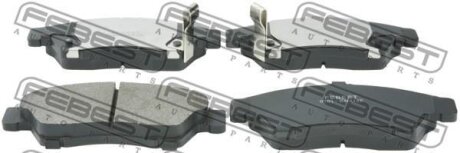 КОЛОДКИ ГАЛЬМІВНІ ПЕРЕДНІ КОМПЛЕКТ (SUZUKI LIANA RH413RH416RH418 2001-2008) FEBEST 0701-RH418F