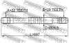 Купити ПОЛУОСЬ ПРАВАЯ 22x697x29 (CHEVROLET LANOS (T100) 1997-2002) (CHEVROLET LA FEBEST 1112NEXRH (фото2) підбір по VIN коду, ціна 1339 грн.