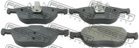 Купити Колодки гальмівні передні Ford Focus, Connect, Fiesta FEBEST 2101RSF (фото1) підбір по VIN коду, ціна 522 грн.