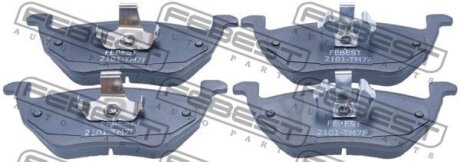 КОЛОДКИ ТОРМОЗНЫЕ ПЕРЕДНИЕ (MAZDA TRIBUTE EP 2000-2007) FEBEST 2101TM7F