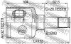 Купити ШРКШ внутрішній лівий 32x40x26, FORD FOCUS C-MAX CAP 2003-2007 Ford Focus, C-Max FEBEST 2111-CB4LH (фото2) підбір по VIN коду, ціна 6383 грн.