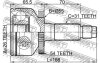 Купити ШРУС ЗОВНІШНІЙ 26X55X31 (KIA CARNIVAL (FMC) 2005-2014) KIA Carnival FEBEST 2210CARA54 (фото2) підбір по VIN коду, ціна 5270 грн.